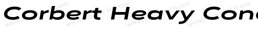 Corbert Heavy Condensed字体转换